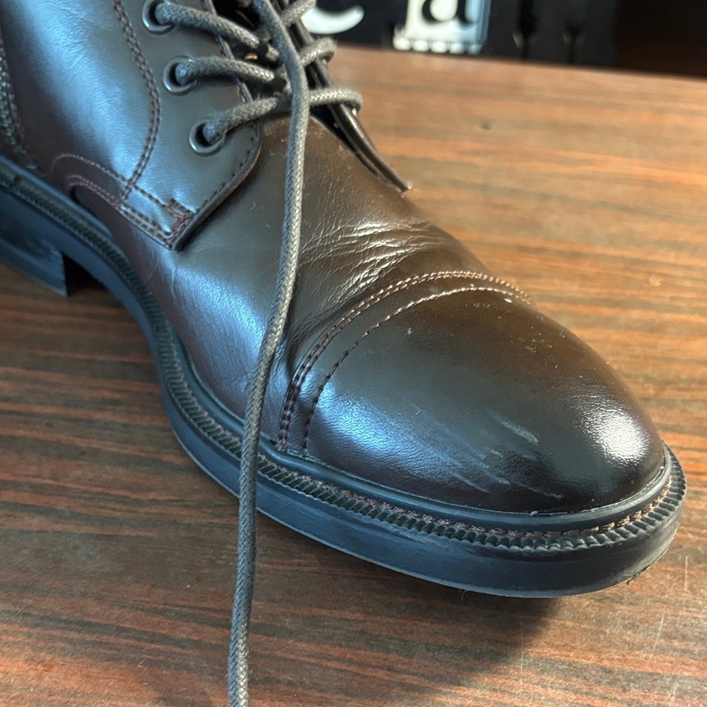 H&M Dark Brown Zip-up Ankle Boots - Picture 6 of 10